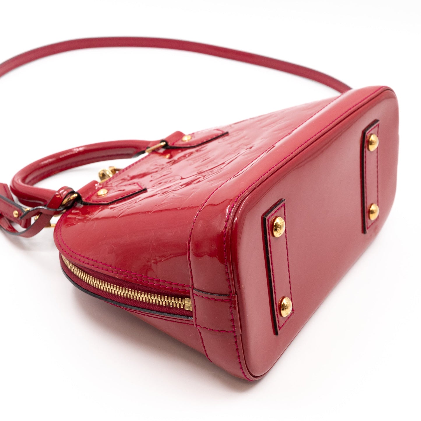 Louis-vuitton Alma BB Vernis Indian Rose
