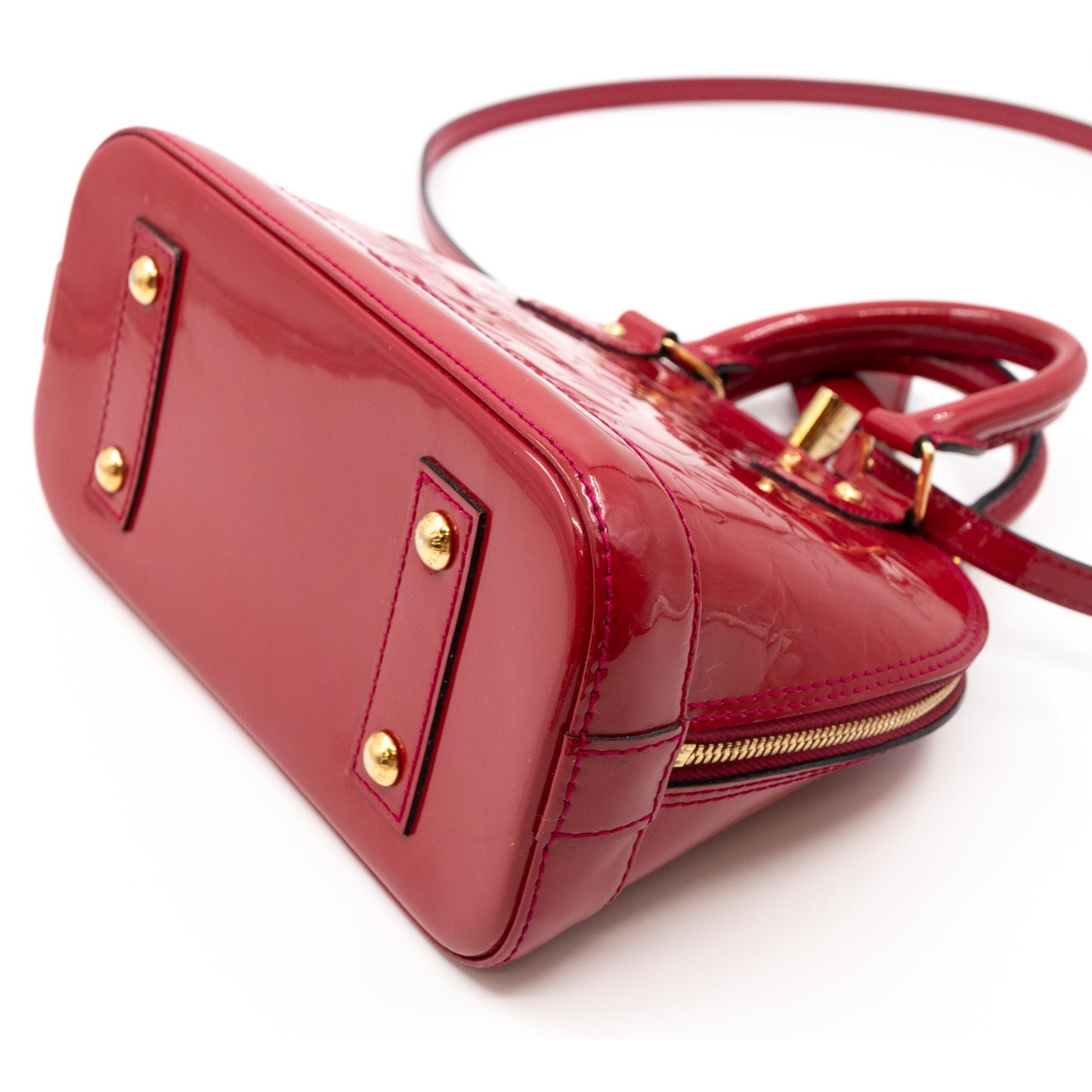 Louis-vuitton Alma BB Vernis Indian Rose