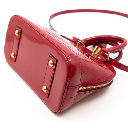 Louis-vuitton Alma BB Vernis Indian Rose