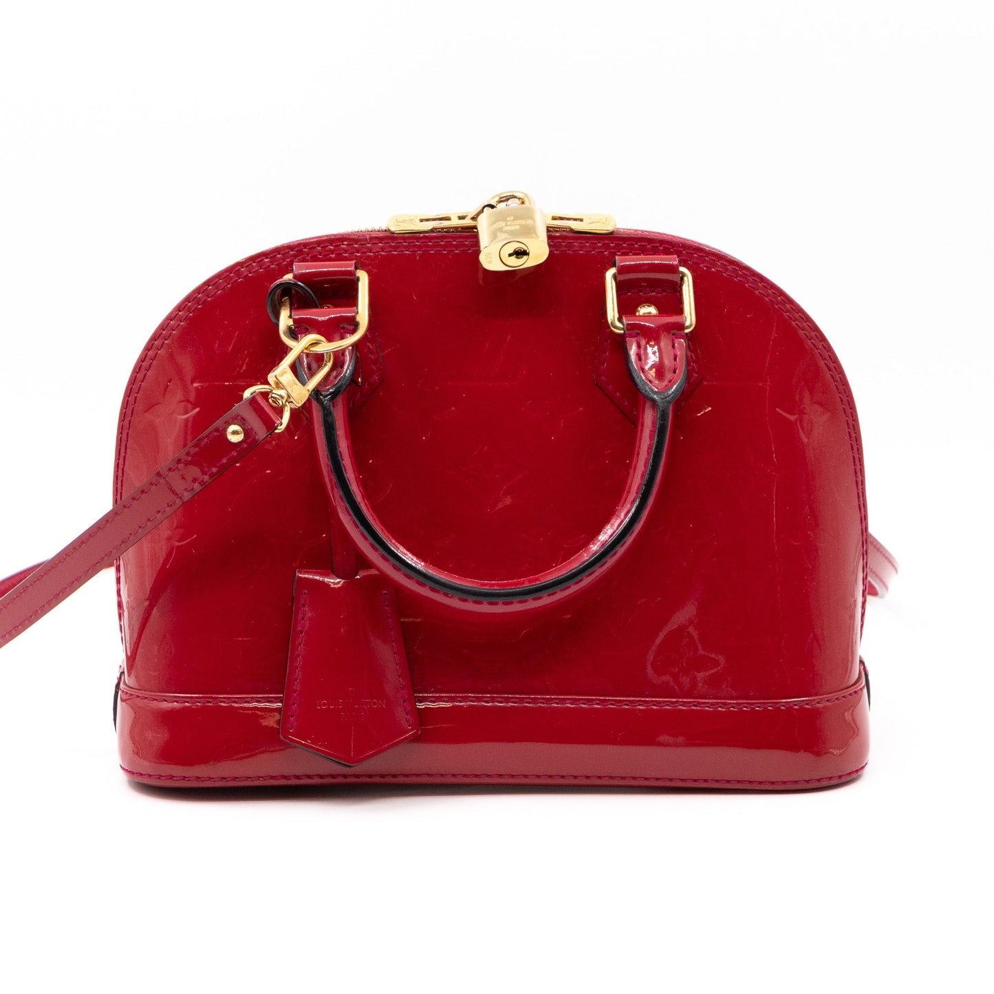 Louis-vuitton Alma BB Vernis Indian Rose