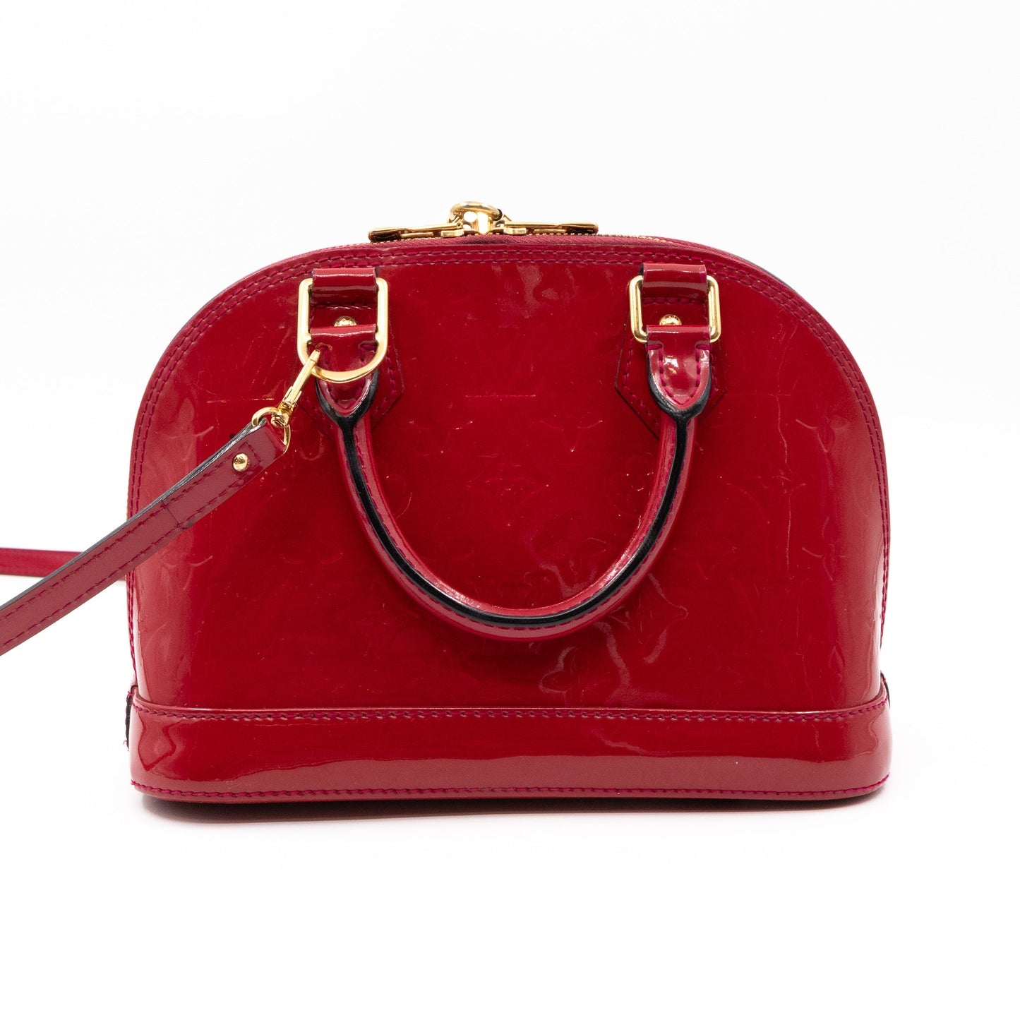 Louis-vuitton Alma BB Vernis Indian Rose