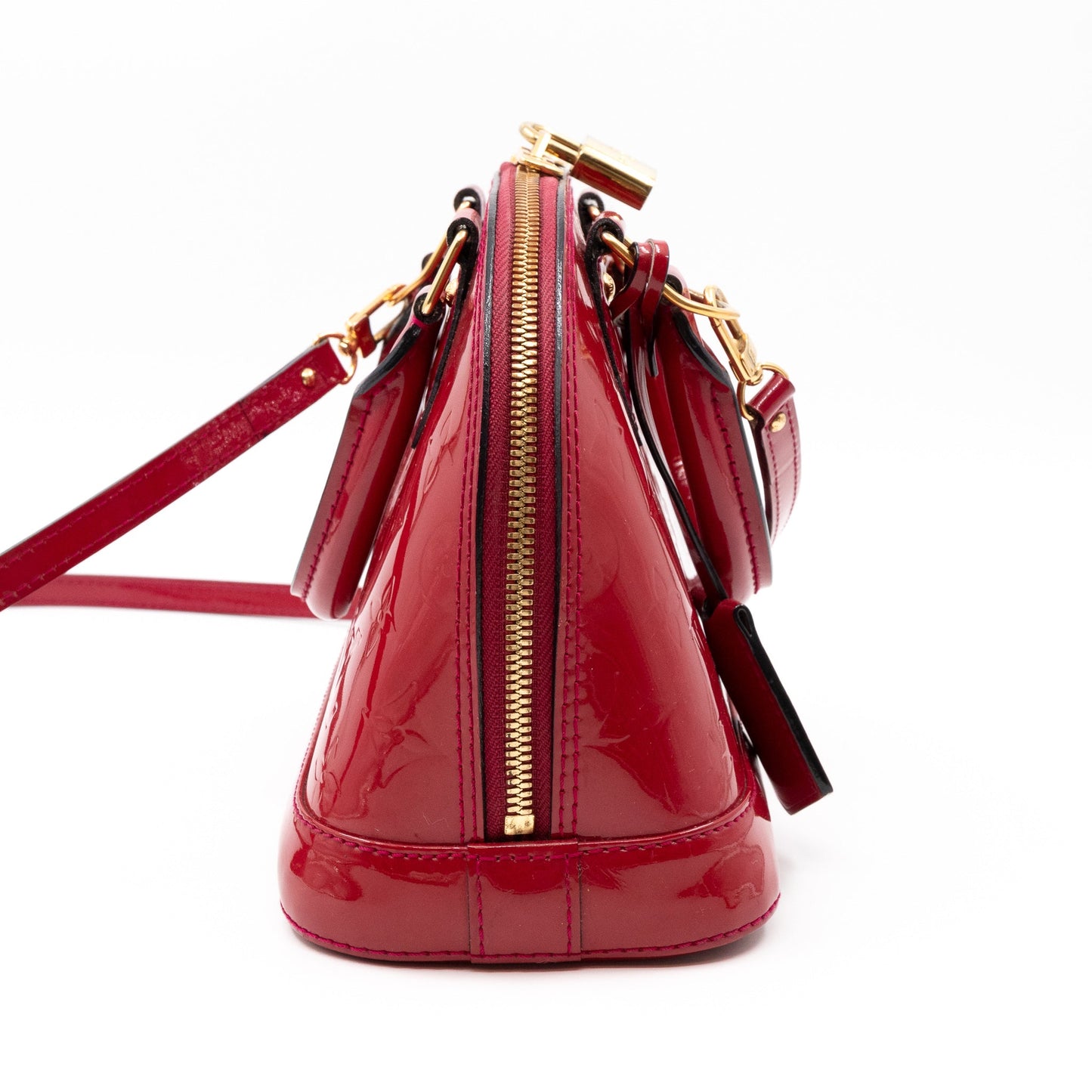 Louis-vuitton Alma BB Vernis Indian Rose