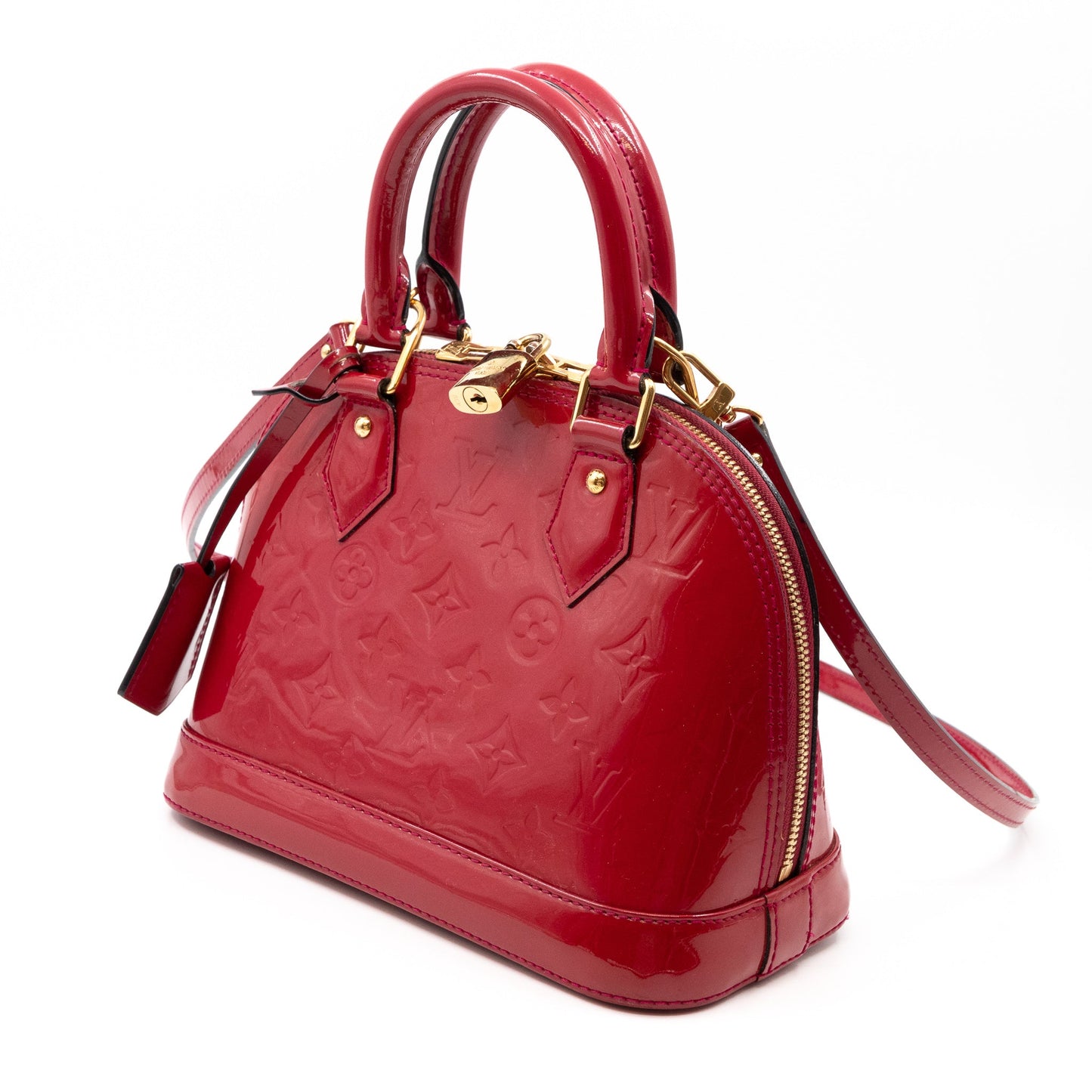 Louis-vuitton Alma BB Vernis Indian Rose