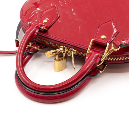Louis-vuitton Alma BB Vernis Indian Rose
