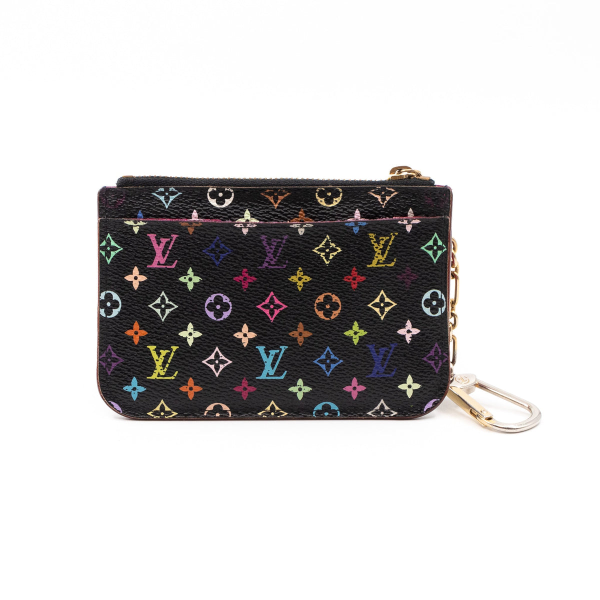 Louis-vuitton Key Pouch Multicolore Black