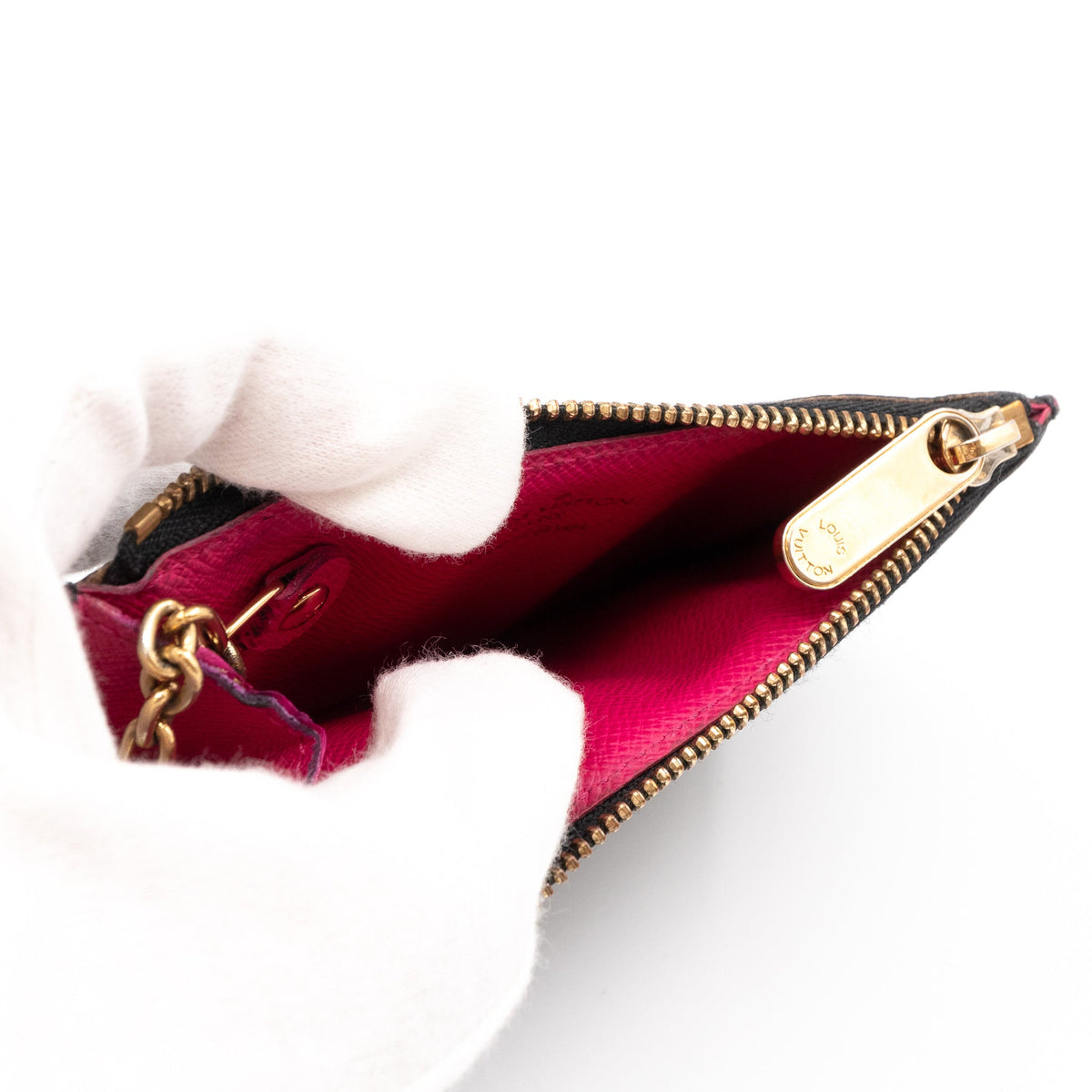 Louis-vuitton Key Pouch Multicolore Black