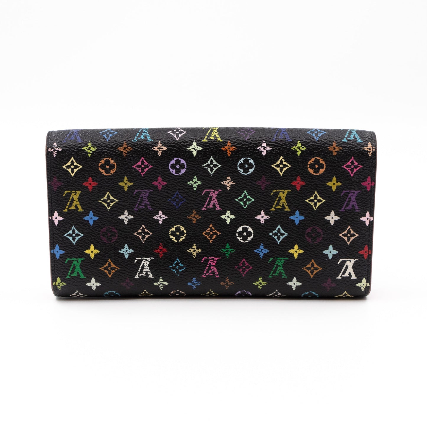 Louis-vuitton Sarah Wallet Multicolore Black