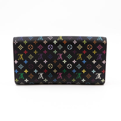 Louis-vuitton Sarah Wallet Multicolore Black