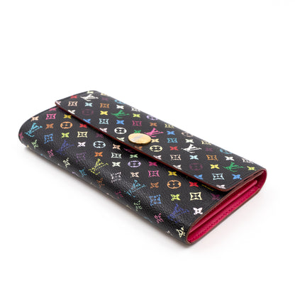 Louis-vuitton Sarah Wallet Multicolore Black