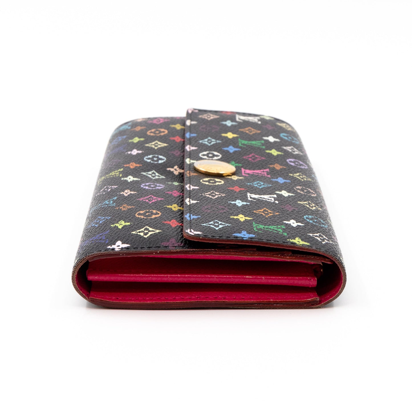 Louis-vuitton Sarah Wallet Multicolore Black