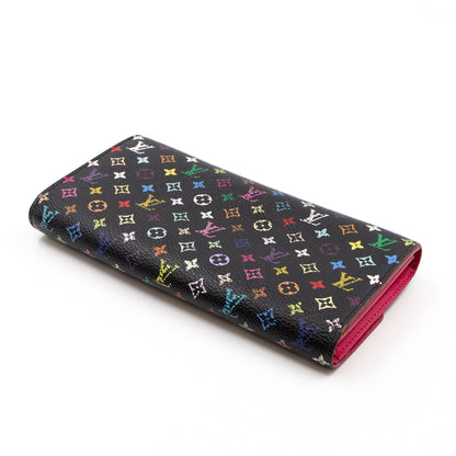 Louis-vuitton Sarah Wallet Multicolore Black