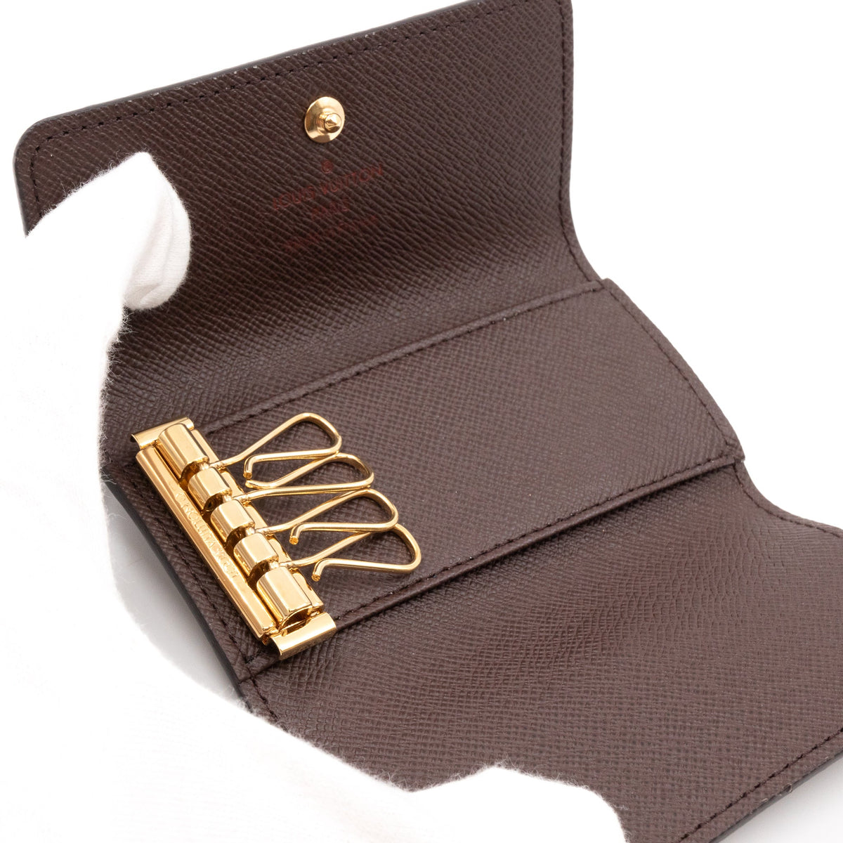 Louis-vuitton 4-Key Holder Damier Ebene