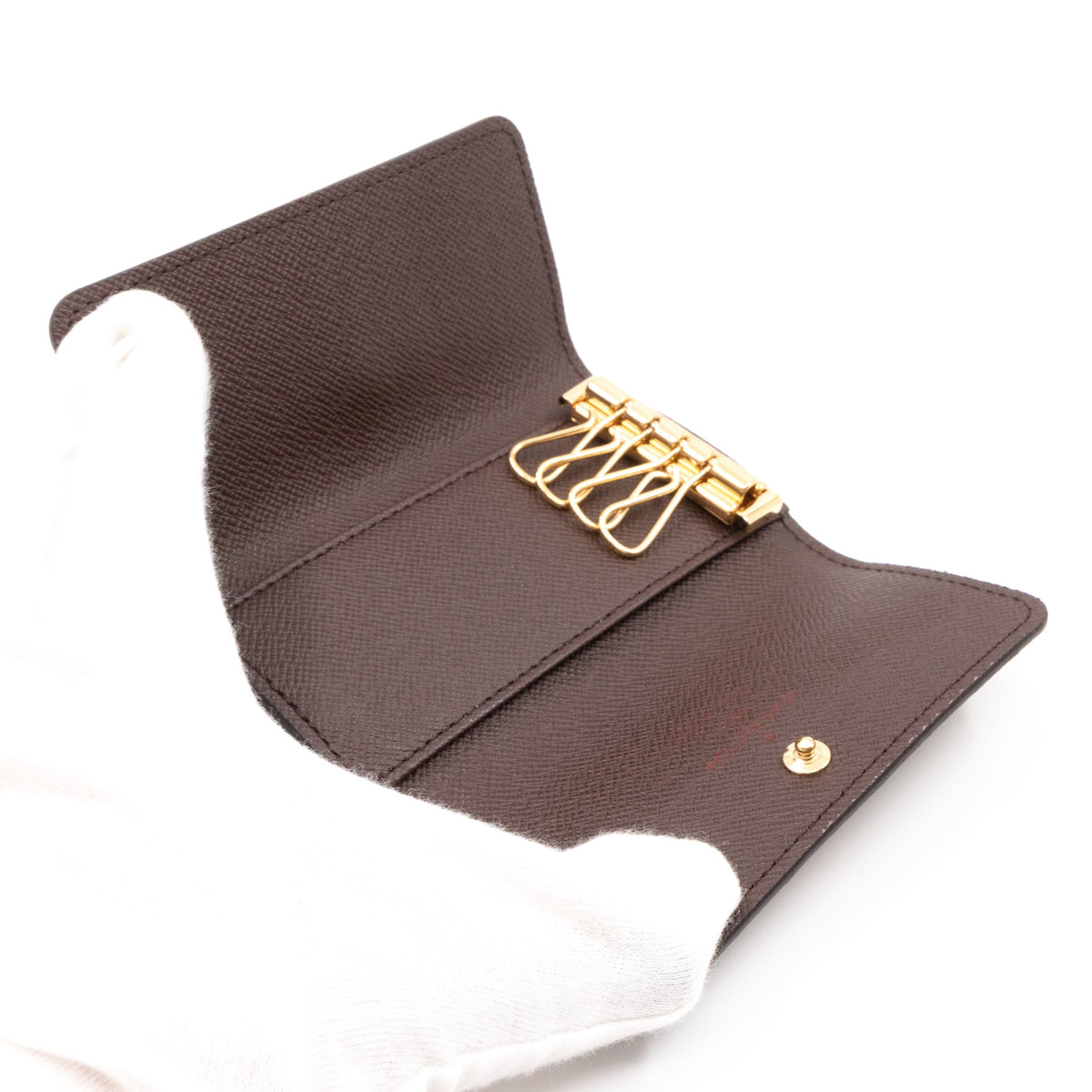 Louis-vuitton 4-Key Holder Damier Ebene