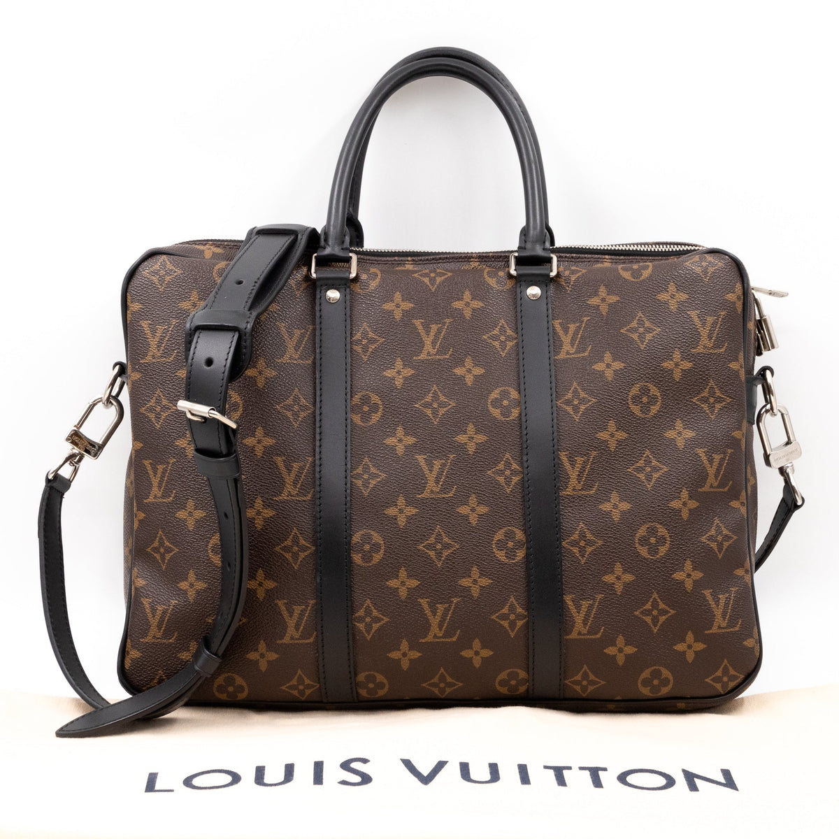 Louis-vuitton Porte-Documents Voyage PM Monogram Macassar