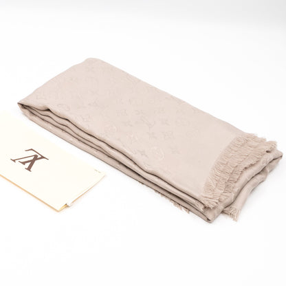 Louis-vuitton Monogram Shawl Greige