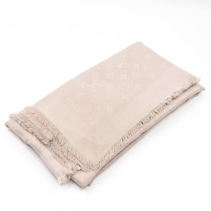 Louis-vuitton Monogram Shawl Greige