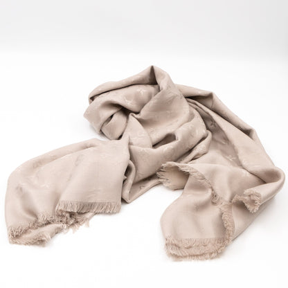 Louis-vuitton Monogram Shawl Greige