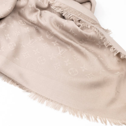 Louis-vuitton Monogram Shawl Greige