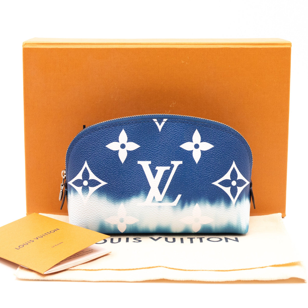 Louis-vuitton Cosmetic Pouch PM LV Escale Blue