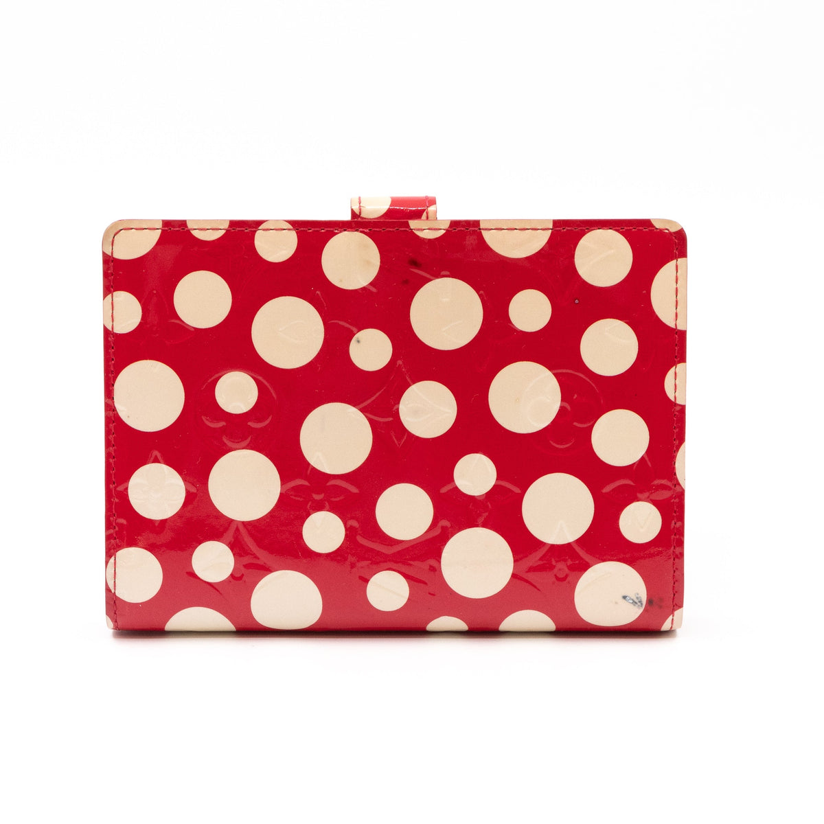 Louis-vuitton Small Ring Agenda Cover Vernis Red Dots Infinity