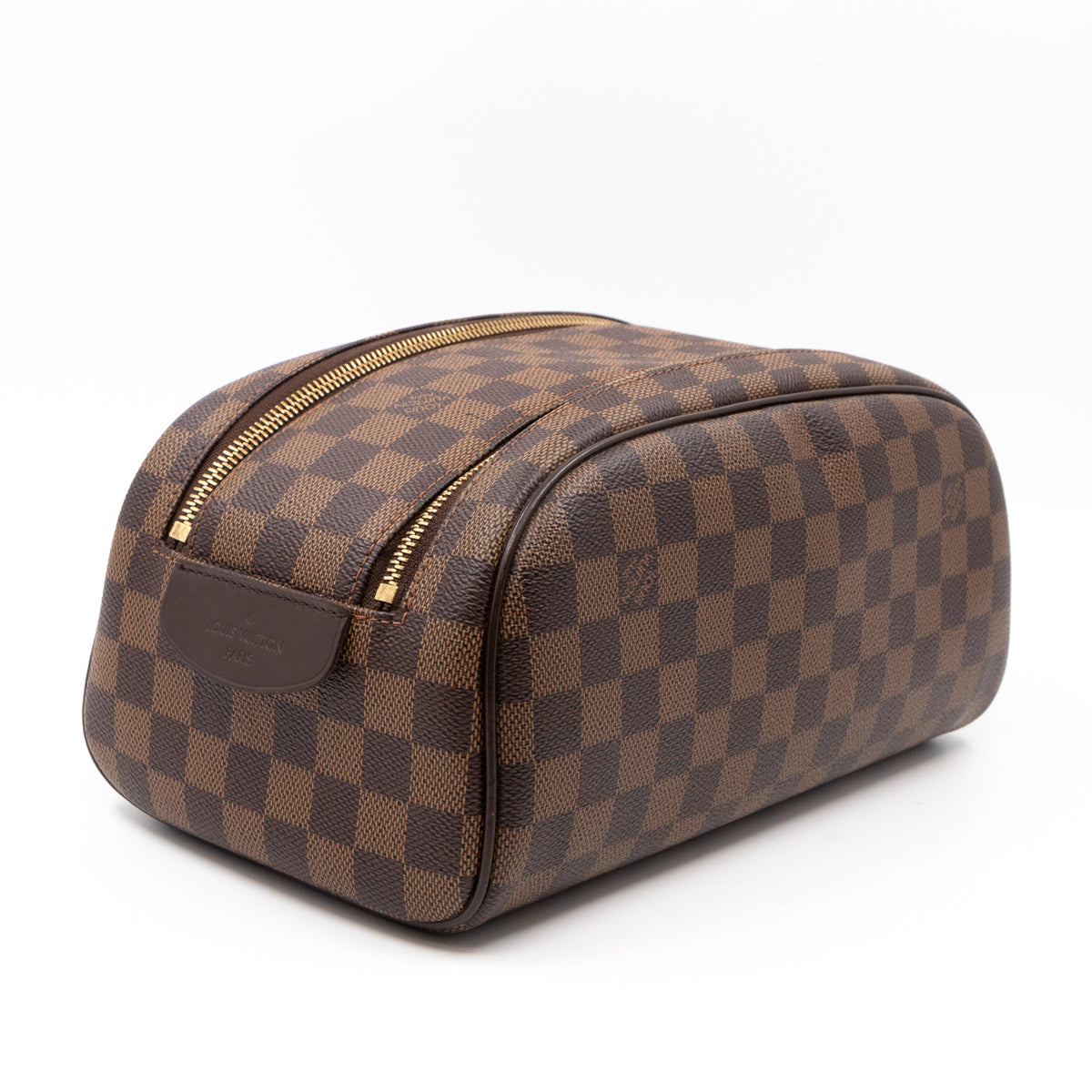 Louis-vuitton Dopp Kit Toilet Pouch Damier Ebene