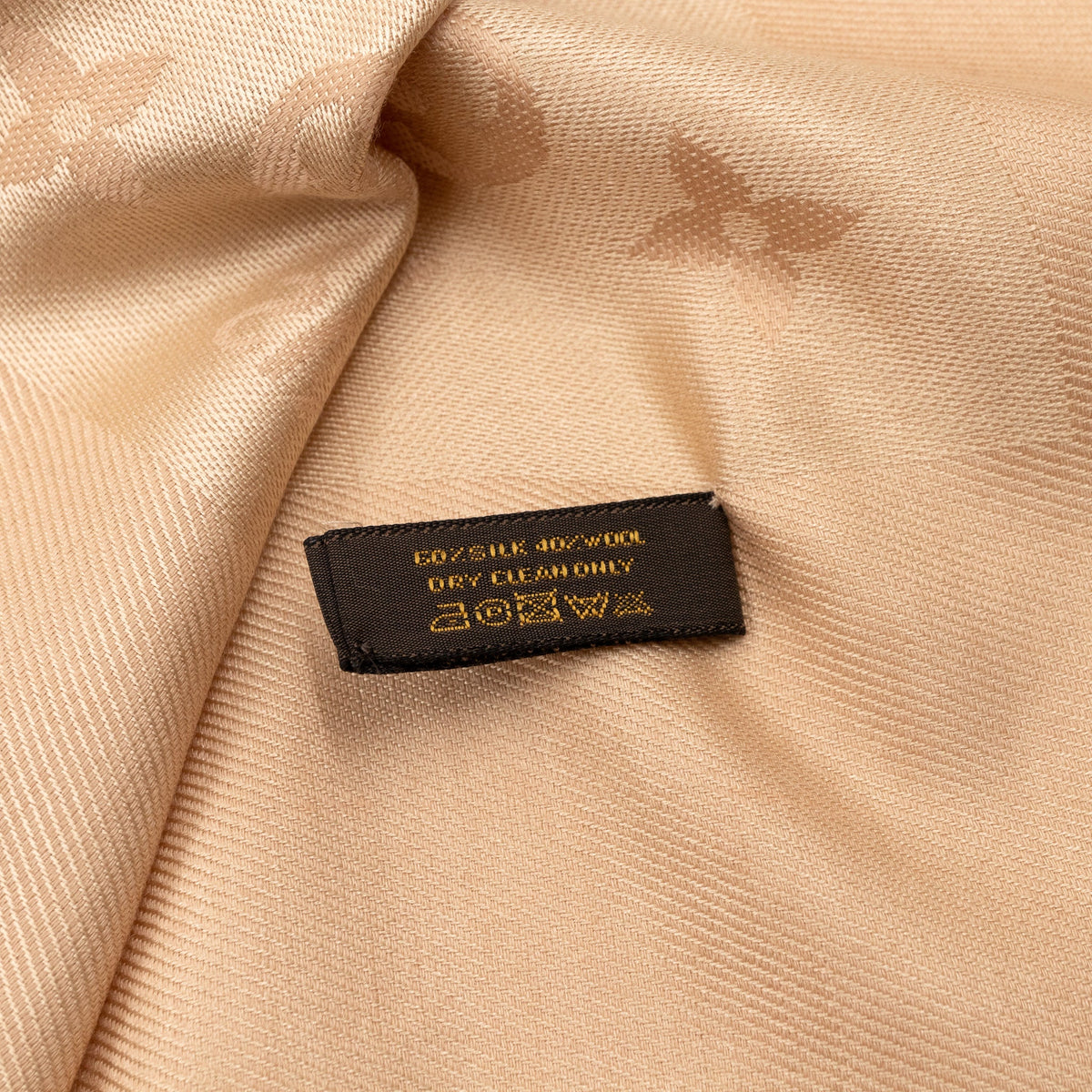 Louis-vuitton Monogram Shawl Beige