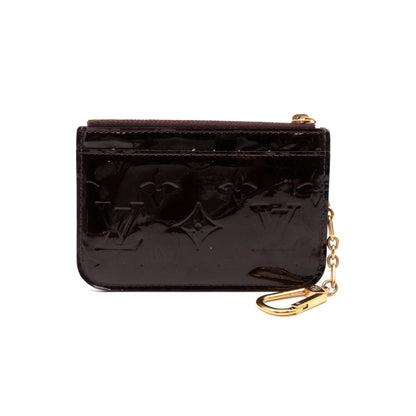 Louis-vuitton Key Pouch Vernis Amarante