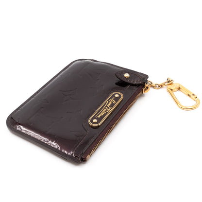 Louis-vuitton Key Pouch Vernis Amarante