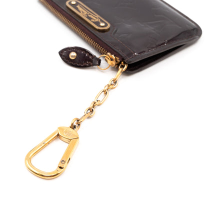Louis-vuitton Key Pouch Vernis Amarante