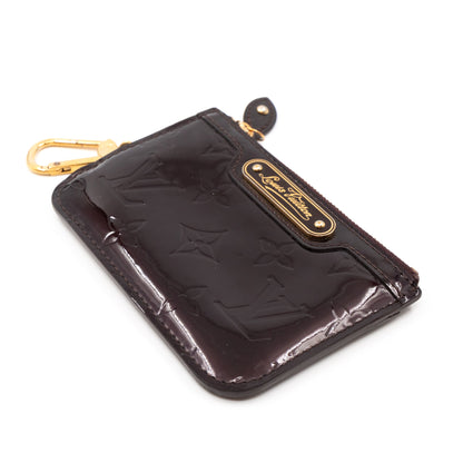 Louis-vuitton Key Pouch Vernis Amarante