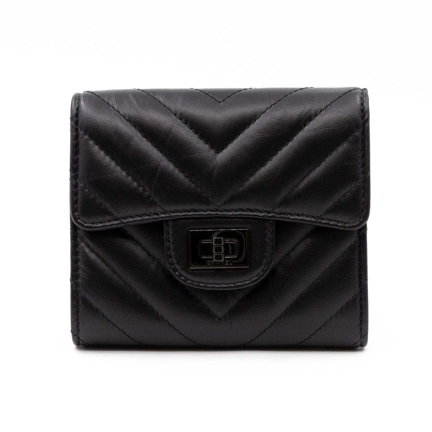 Small Classic Flap Wallet Reissue 2.55 So Black