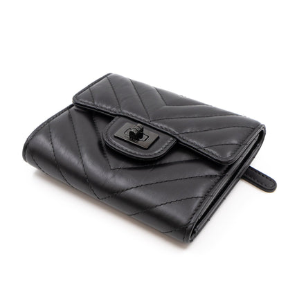 Small Classic Flap Wallet Reissue 2.55 So Black