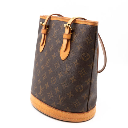 Louis-vuitton Petit Bucket Monogram with Pochette