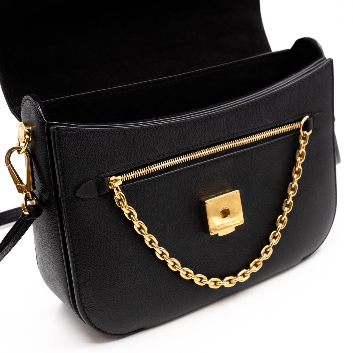 Louis-vuitton Very Messenger Monogram Leather Black