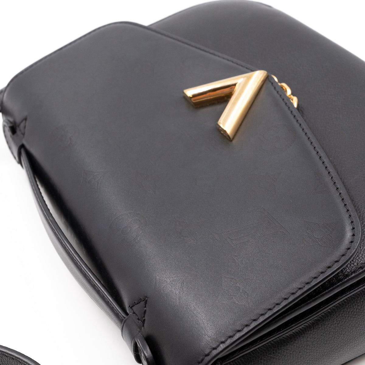 Louis-vuitton Very Messenger Monogram Leather Black