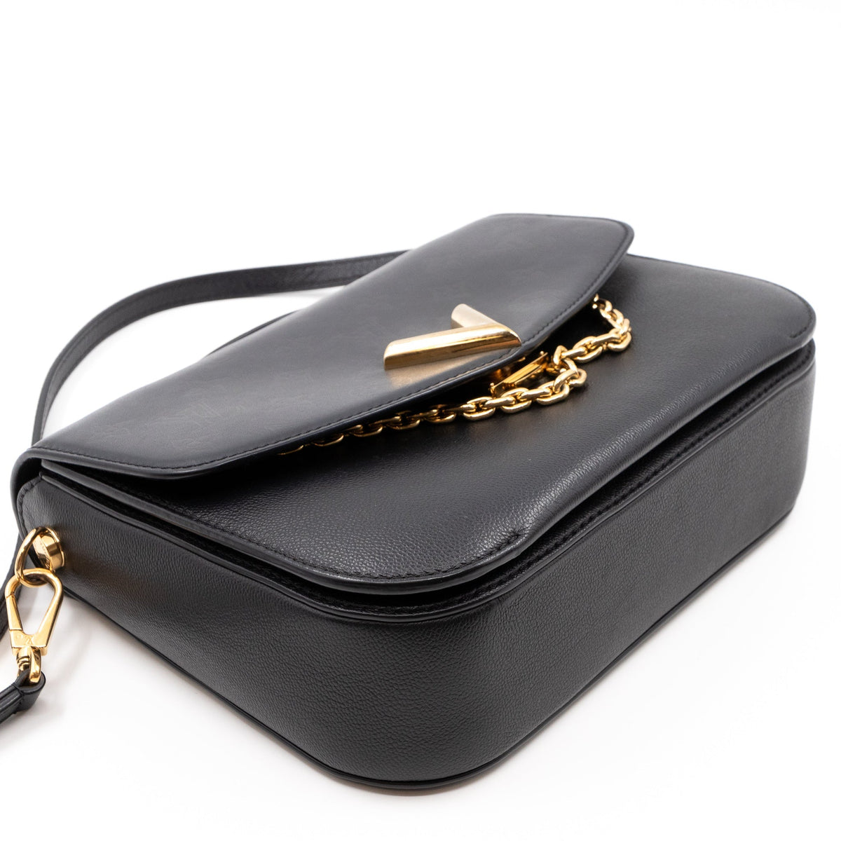 Louis-vuitton Very Messenger Monogram Leather Black