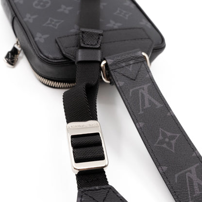Louis-vuitton Outdoor Slingbag Taigarama Black