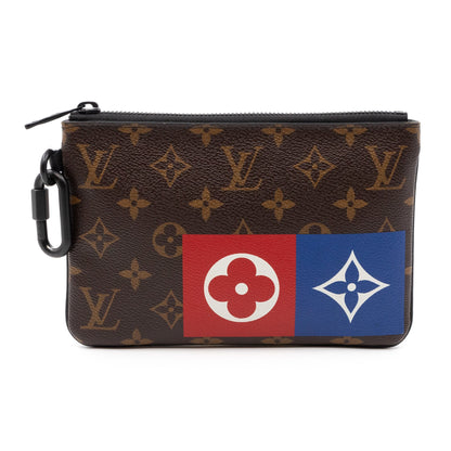 Louis-vuitton Zipped Pouch MM Monogram Logo Story