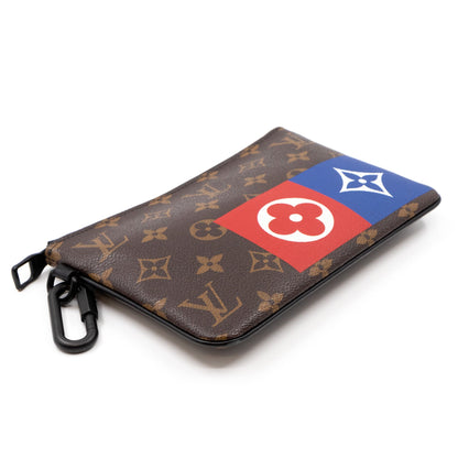 Louis-vuitton Zipped Pouch MM Monogram Logo Story