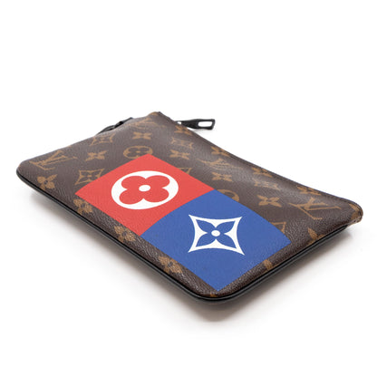 Louis-vuitton Zipped Pouch MM Monogram Logo Story