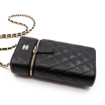 Vanity On Chain Phone Holder Black Caviar
