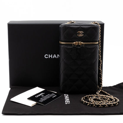 Vanity On Chain Phone Holder Black Caviar