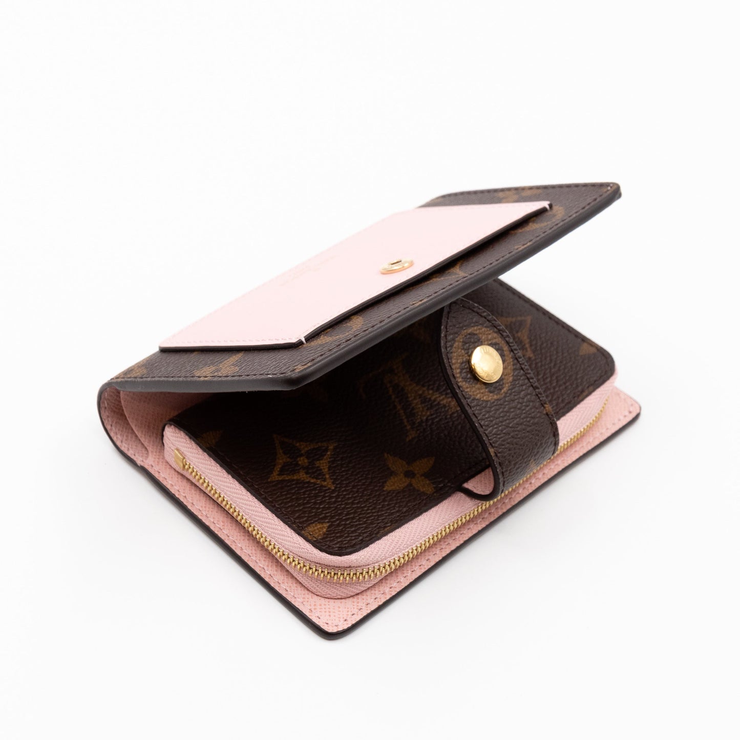 Louis-vuitton Juliette Wallet Monogram Rose Ballerine