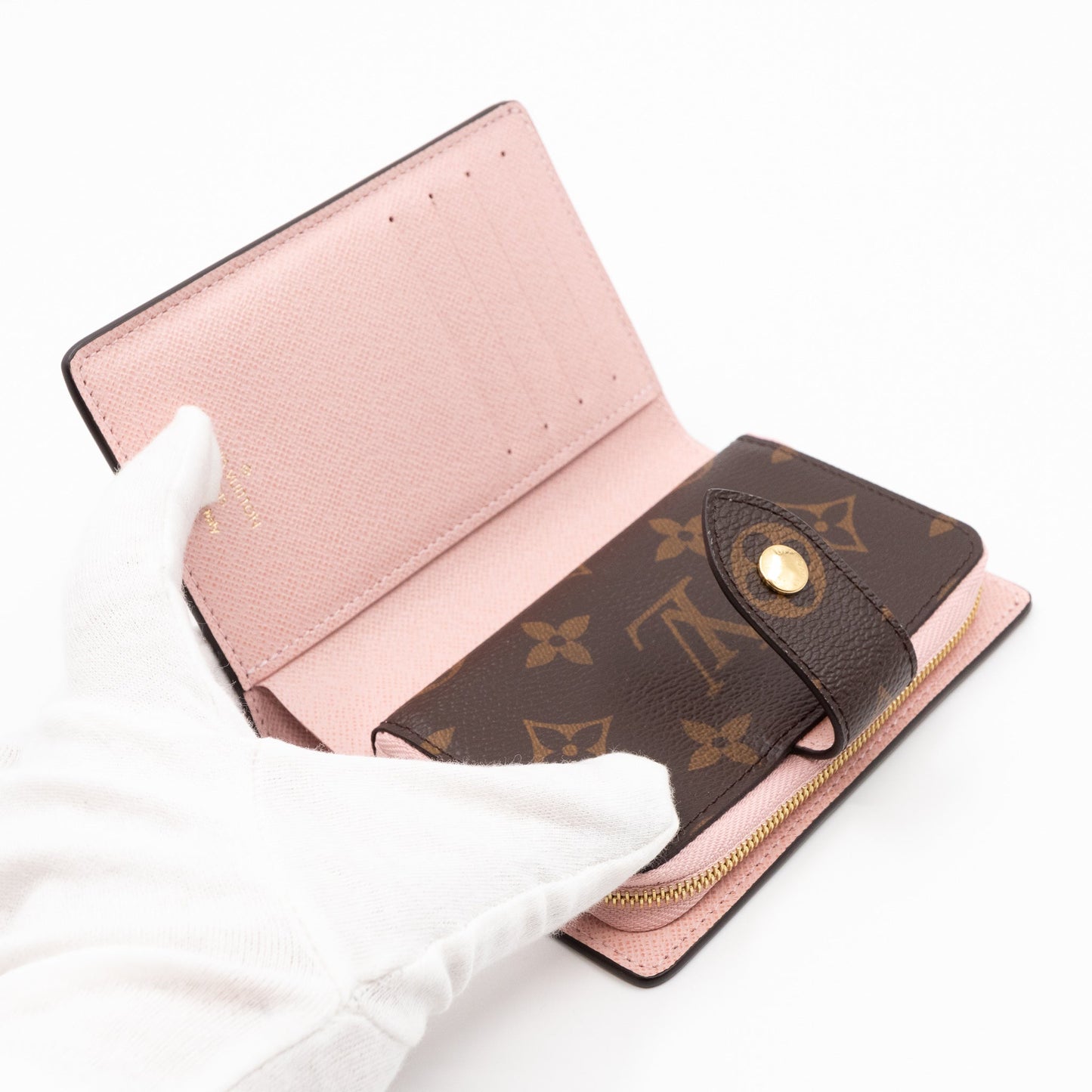 Louis-vuitton Juliette Wallet Monogram Rose Ballerine