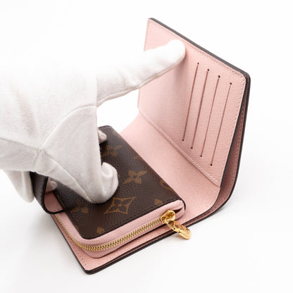 Louis-vuitton Juliette Wallet Monogram Rose Ballerine