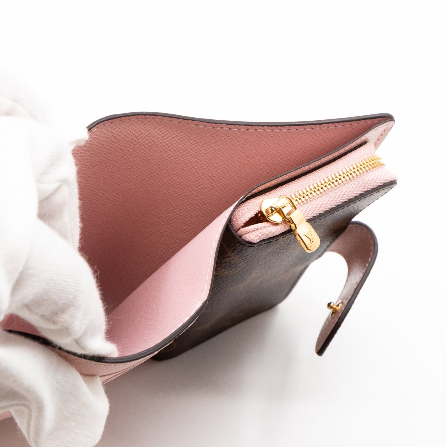 Louis-vuitton Juliette Wallet Monogram Rose Ballerine