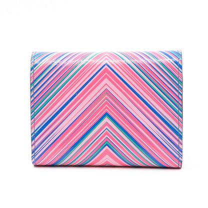 Louis-vuitton Victorine Wallet Epi Tropical Blue Rose