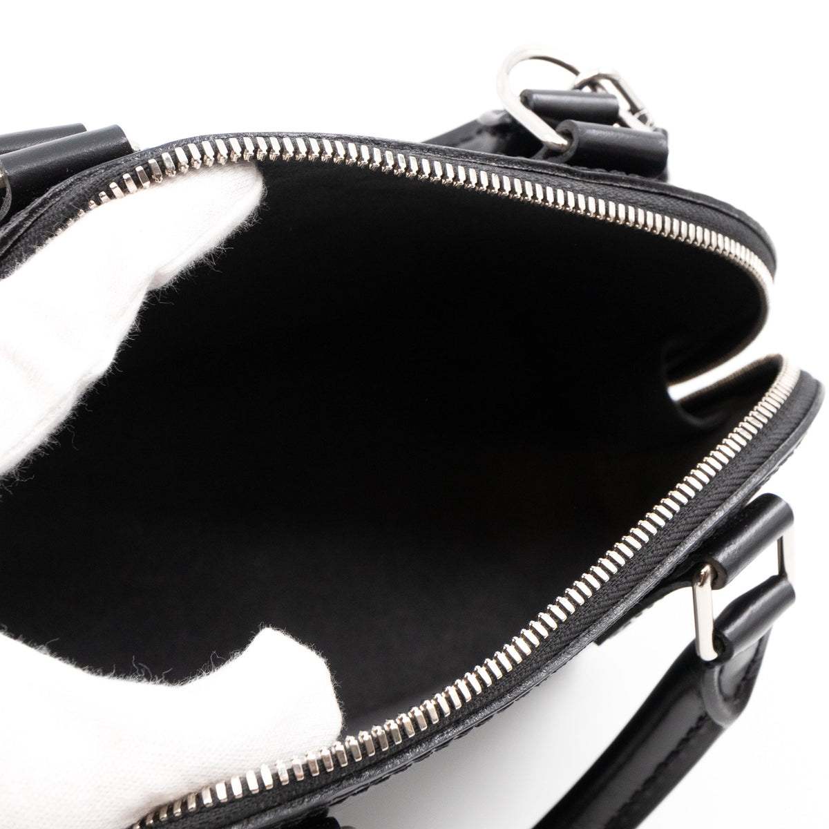 Louis-vuitton Alma BB Epi Leather Black