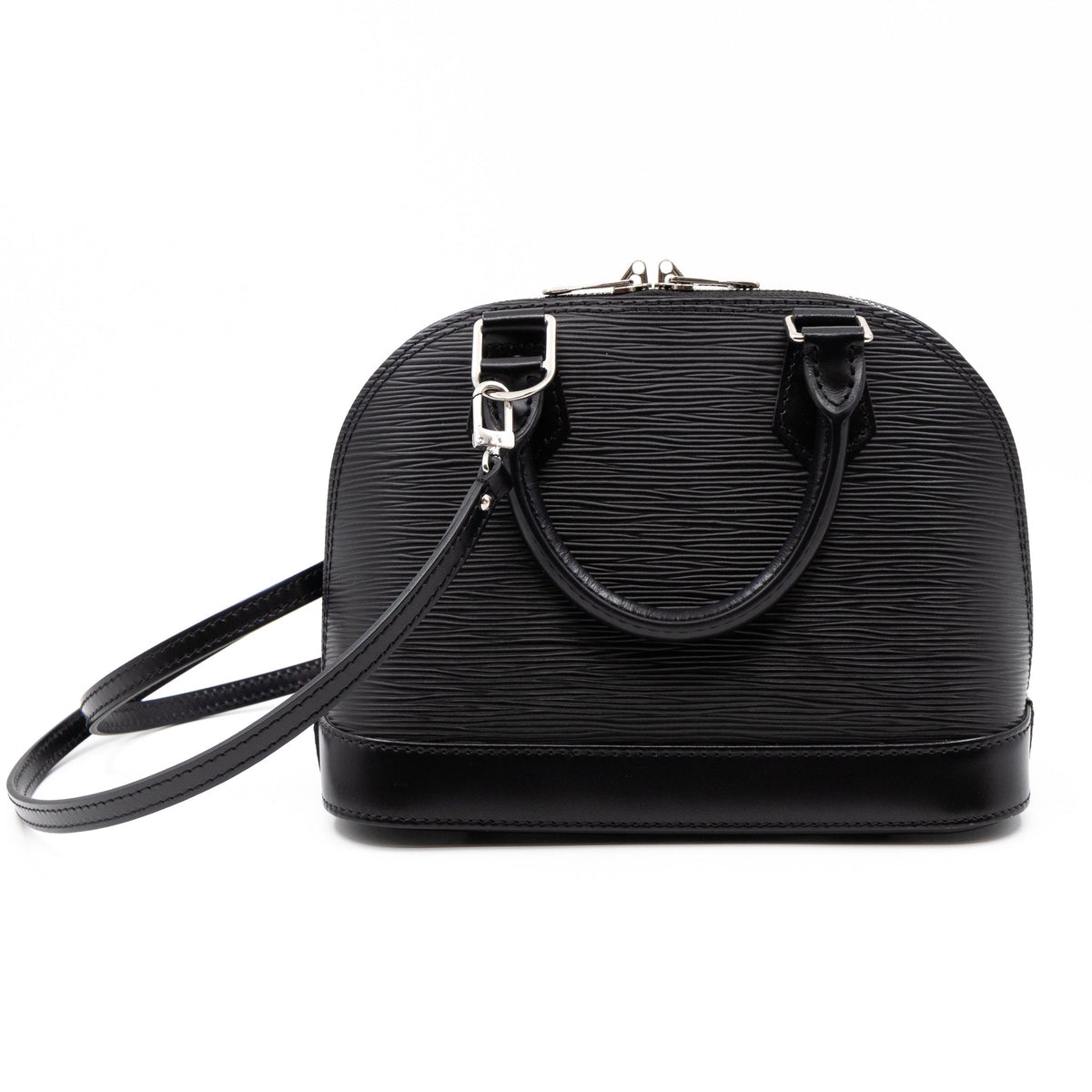 Louis-vuitton Alma BB Epi Leather Black