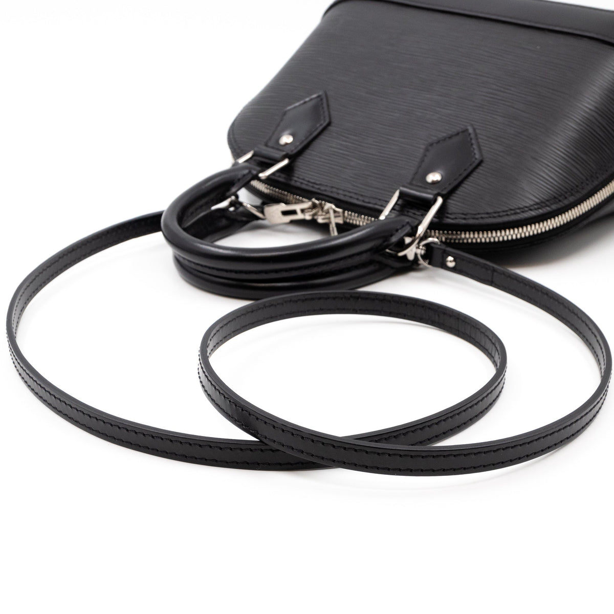 Louis-vuitton Alma BB Epi Leather Black
